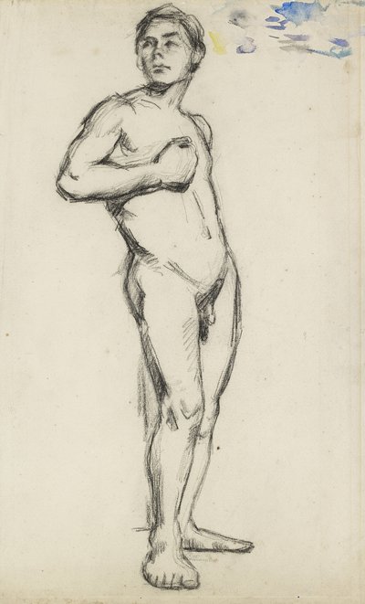 Männlicher Akt, 19. Jahrhundert von Paul Cézanne